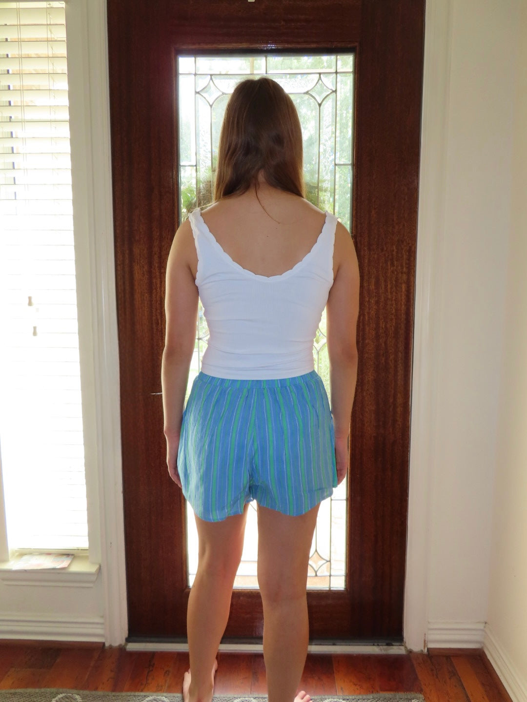 Reversible Scallop Edge Tank Top